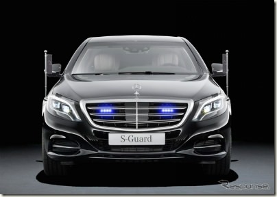 メルセデス・ベンツが防弾仕様車「S600ガード」を発表